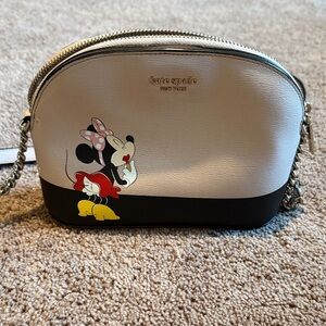 Kate Spade Cream and Black Minnie Mouse Crossbody